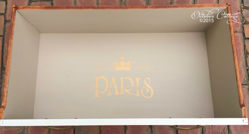 Waterfall dresser drawer wm