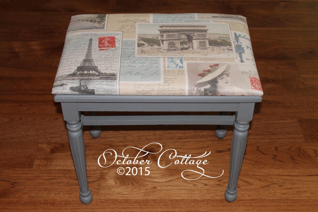 Upholstered French Bench IMG_1735